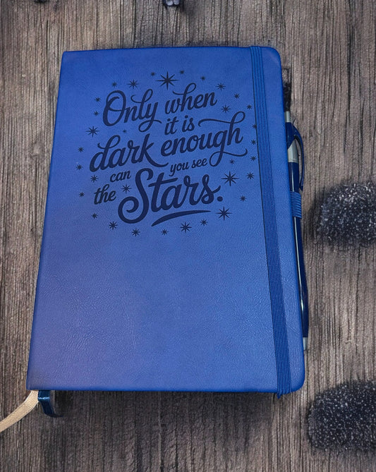 Only when is is dark enough… lined journal