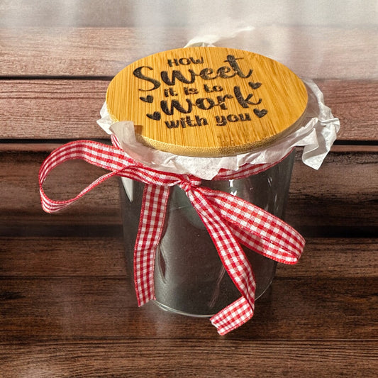 How Sweet it is to Work with You 16 oz Candy Jar