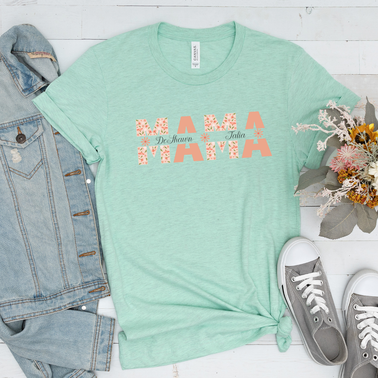 Mama Peach Personalized Tee