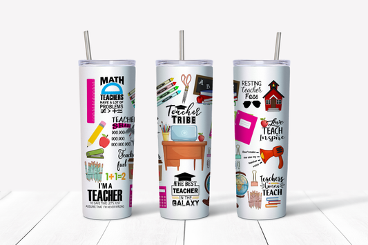 Teacher Sayings 20 oz Tumbler