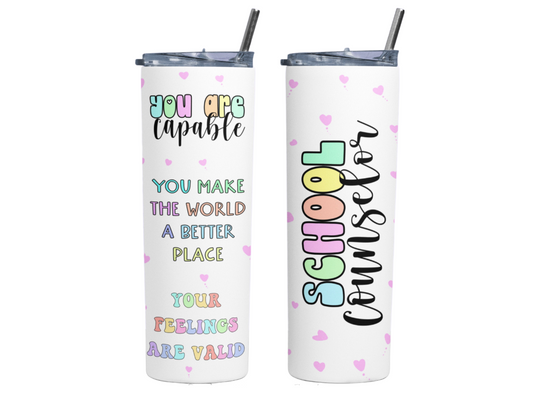 School Counselor 20 oz Tumbler